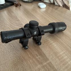 Lunette airsoft 1.5-5x 20 avec montage