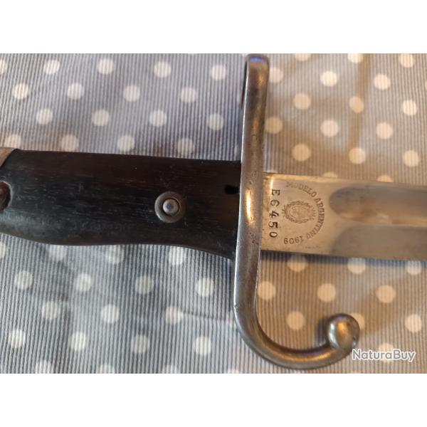 Ba�onnette Argentino 1909