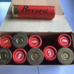 Boite 10 cartouches calibre 12/70 RECORD - Plomb 9
