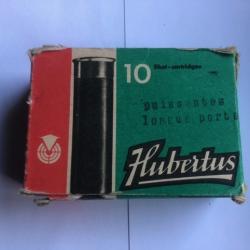 Boite 10 cartouches carton calibre 16/70 HUBERTUS - Puissantes Longue port&eacute;e - Plomb 7