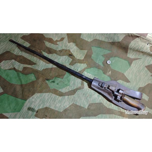 �P�E-BA�ONNETTE LEBEL M1886 laiton oxyd� + gaine + frog WW1 poilus