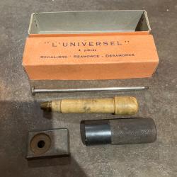 Kit recalibreur rechargement calibre 16 &laquo;&nbsp;l'universel&nbsp;&raquo;