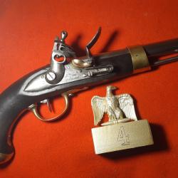 PISTOLET Mle an 13 - XIII 1er empire silex cavalerie