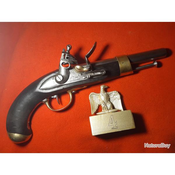 PISTOLET Mle an 13 - XIII 1er empire silex cavalerie