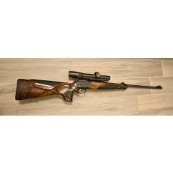 CARABINE BLASER R8 - SUCCES BOIS CUIR AVEC LUNETTE