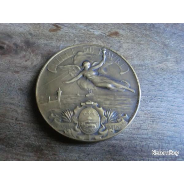 m�daille bronze ville du havre