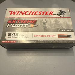 Winchester extr&ecirc;me point 243 win, 95 grain