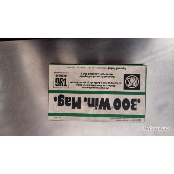 Balle rws 300 TUG BRENNEKE 11,7g