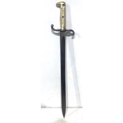 Ancienne Baionnette sabre Allemand Prussien 1875 R&eacute;giment&eacute;e