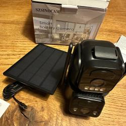 Cam&eacute;ra de surveillance 4g Solaire