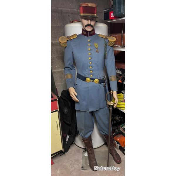 Tr�s ancien ensemble militaire authentique - pi�ce rare de grande valeur