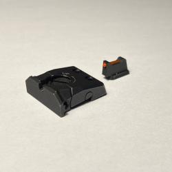 Ensemble de viseur r&eacute;glable &agrave; fibre optique 1mm pour CZ P-10 F