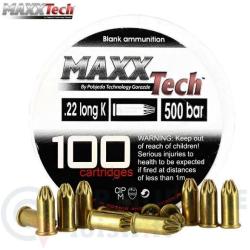 CARTOUCHES A BLANC 22LONG , MAXX TECH , Lot de 2 Boites  de 100.