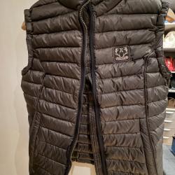 Gilet matelass&eacute; marron sans manches Cork de chez Jumfil
