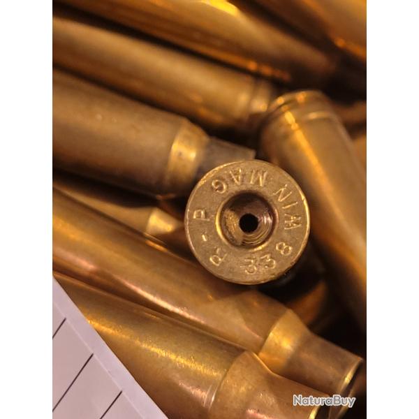 Etuis calibre 338WM Laiton