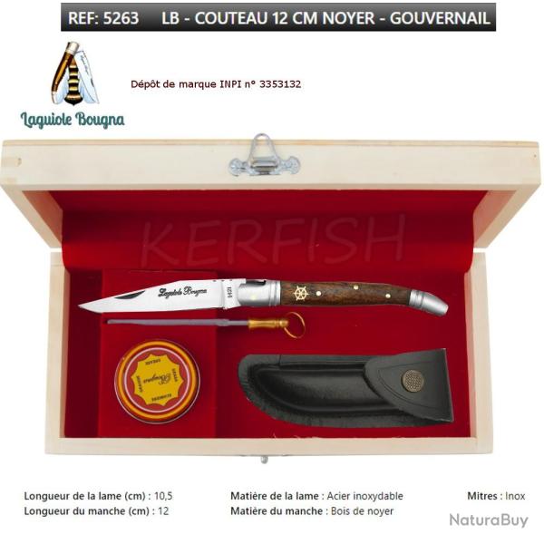 Coffret Couteau N�5263 GOUVERNAIL Laguiole BOUGNA