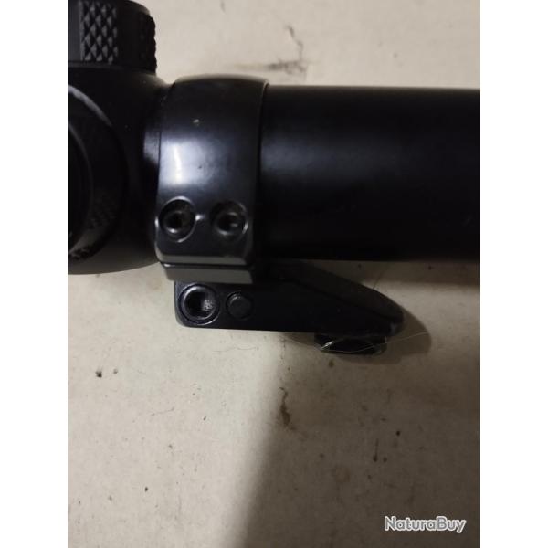 Lunette de battue browning avec r�ticule lumineux 1.25-4 X 24 et collier EAW amovible et pivotant