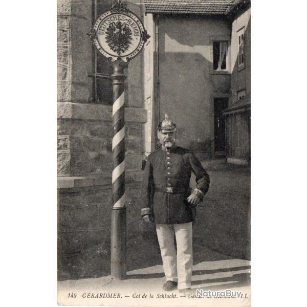 CPA - GERARDMER Col de la Schlucht Gendarme Allemand - N�4536