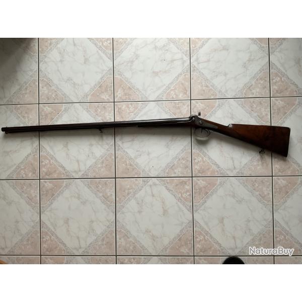 fusil de chasse � chien chargement  bouche juxtapos�s cat�gorie D