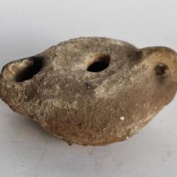 Lampe &agrave; huile terre cuite romaine Antiquit&eacute;