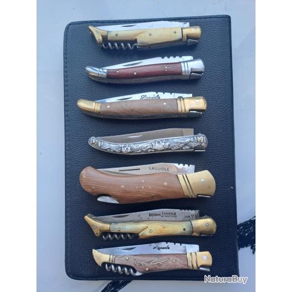 Collection de 7 laguiolles