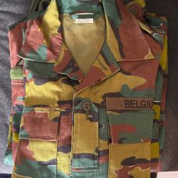 Chemise Veste Camoufflage Arm&eacute;e Belge