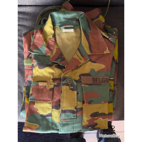 Chemise Veste Camoufflage Arm�e Belge