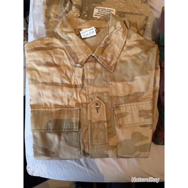 Chemise Veste Camoufflage dessert Arm�e Belge