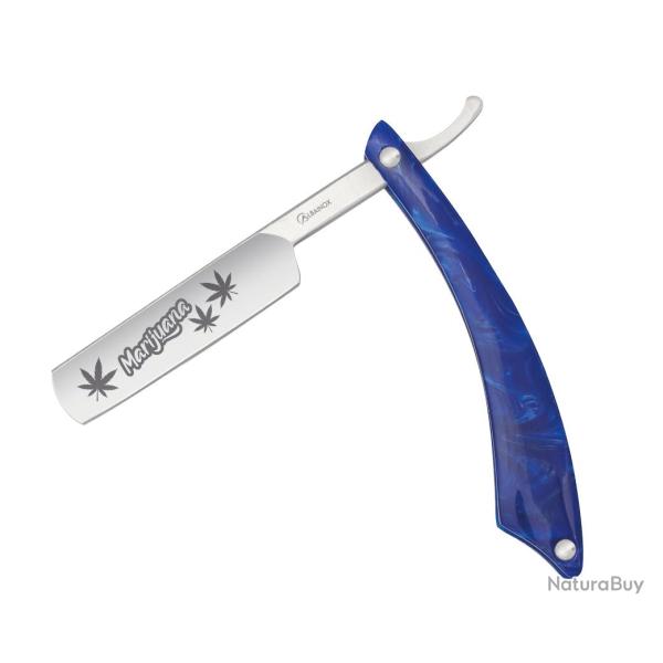 Couteau rasoir nacre bleu Albainox