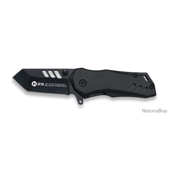 Couteau pliant noir K-25