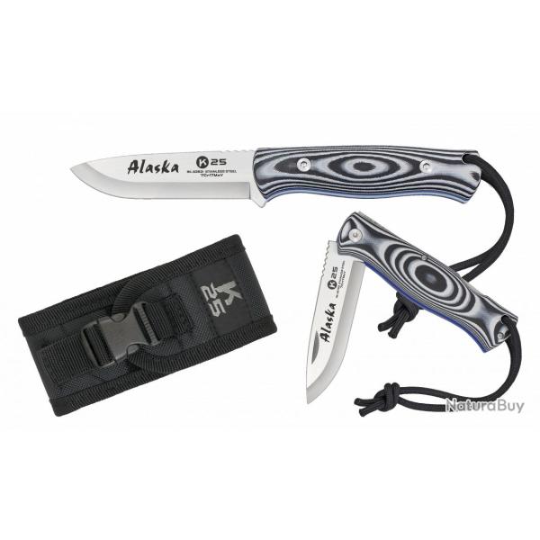 Couteau pliant K25 Bushcraft/Survival