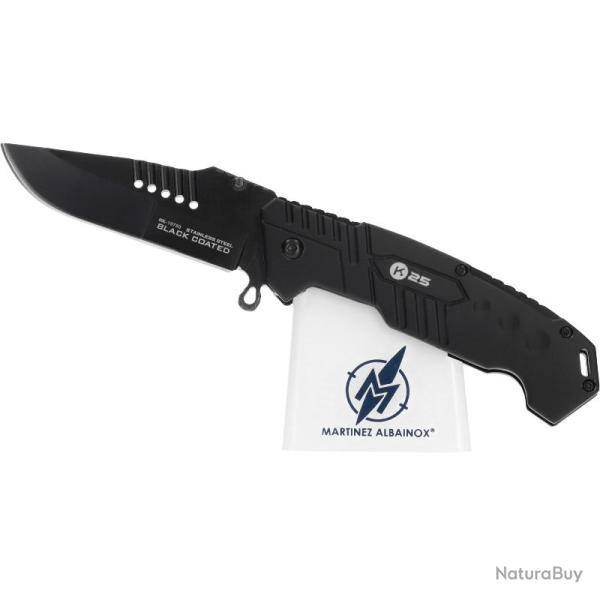 Couteau pliant K25 rev�tu noir