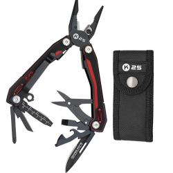 Pince K25 G10 rouge/noir