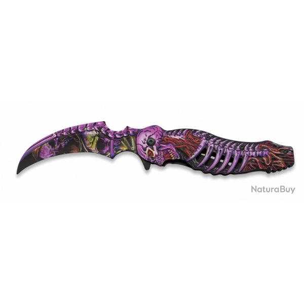 Couteau pliant Albainox Skull 2
