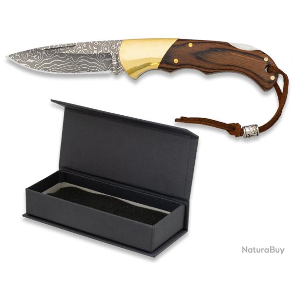 Couteau pliant damas