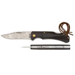 Couteau pliant Albainox bois orn&eacute;