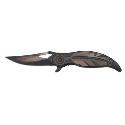 Couteau pliant noir Albainox plume
