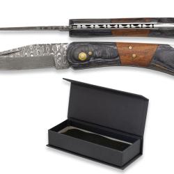 Couteau pliant damass&eacute;