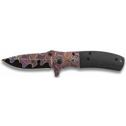 Couteau pliant Damas 3D