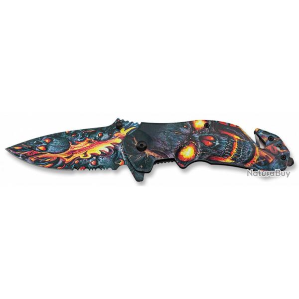 Couteau pliant Albainox Skull