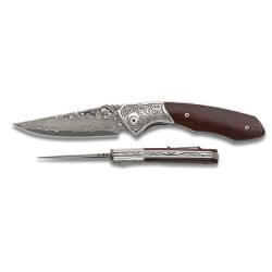 Couteau pliant Damas