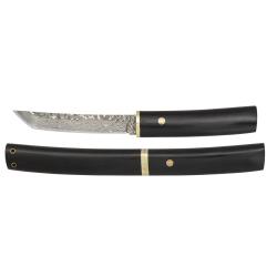 Couteau damas bois noble