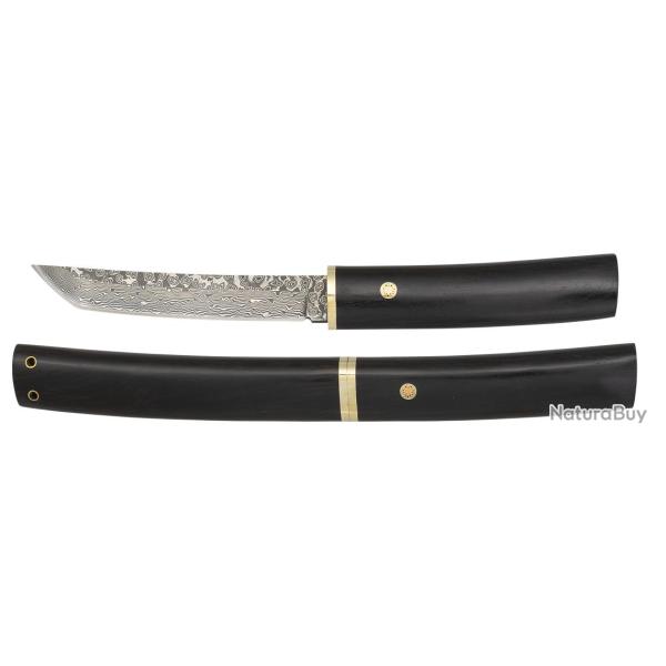 Couteau damas bois noble
