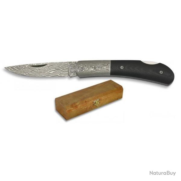 Couteau pliant damas