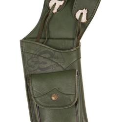 Buck Trail, carquois field traditionnel Kendal Vert gauche