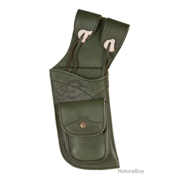 Buck Trail, carquois field traditionnel Kendal Vert gauche