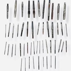 GRAND Lot de tarauds d'armurier - &Agrave; SAISIR