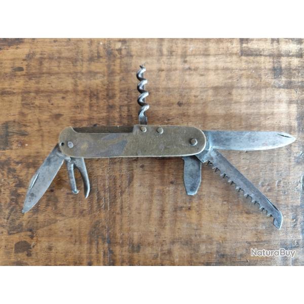 Couteau multilames pliant tr�s ancien BE