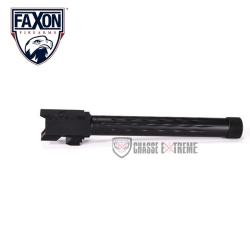 Canon FAXON Glock 34 Gen 1-4 Flut&eacute; Filet&eacute; 1/2x28 Noir