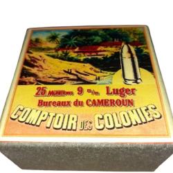 9 mm Para ou "Luger": Reproduction boite cartouches (vide) CoCo 14359607